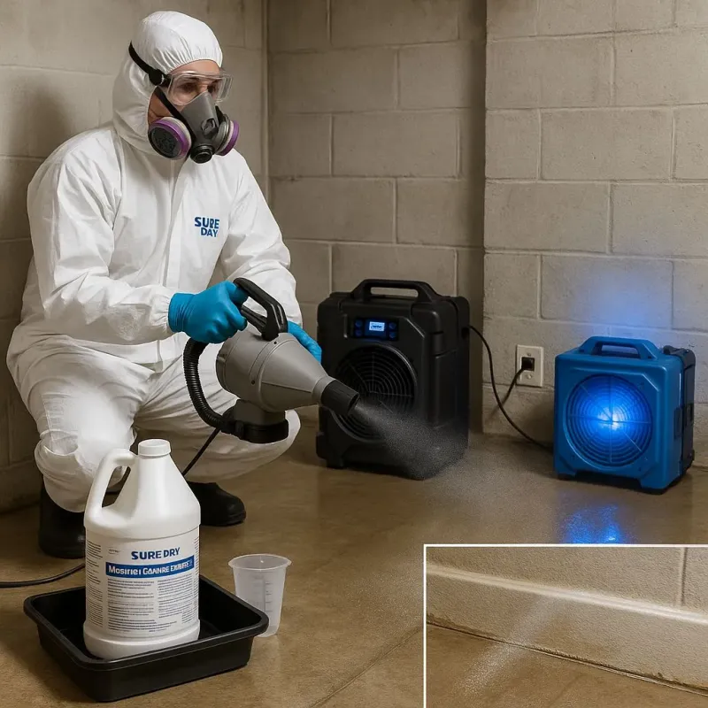 Sanitization and Odor Removal process in Brazoria County, TX