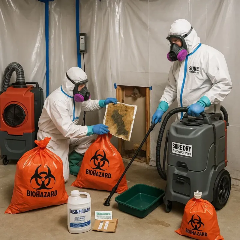 Contaminated Water Handling Protocols process in Brazoria County, TX